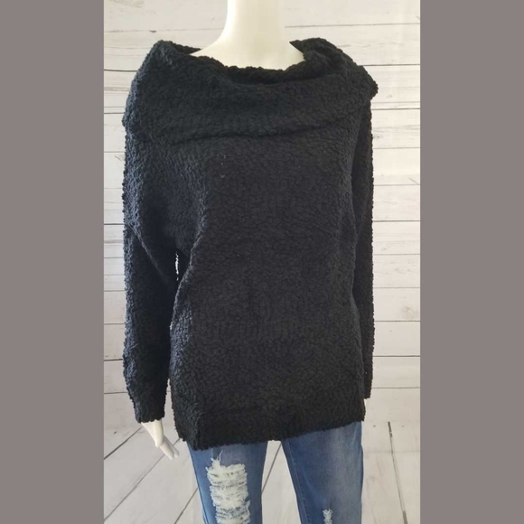 Sweaters Black Chenille Sweater Poshmark